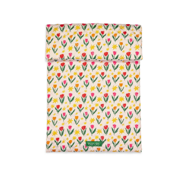 Funda para laptop Tulips on ivory