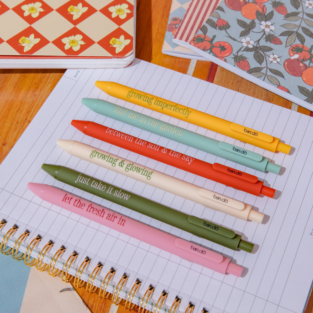 Set de Lapiceros Garden Sayings