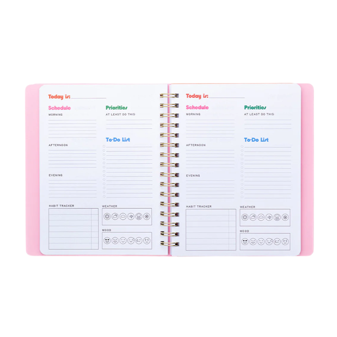 To do planner Blue floral