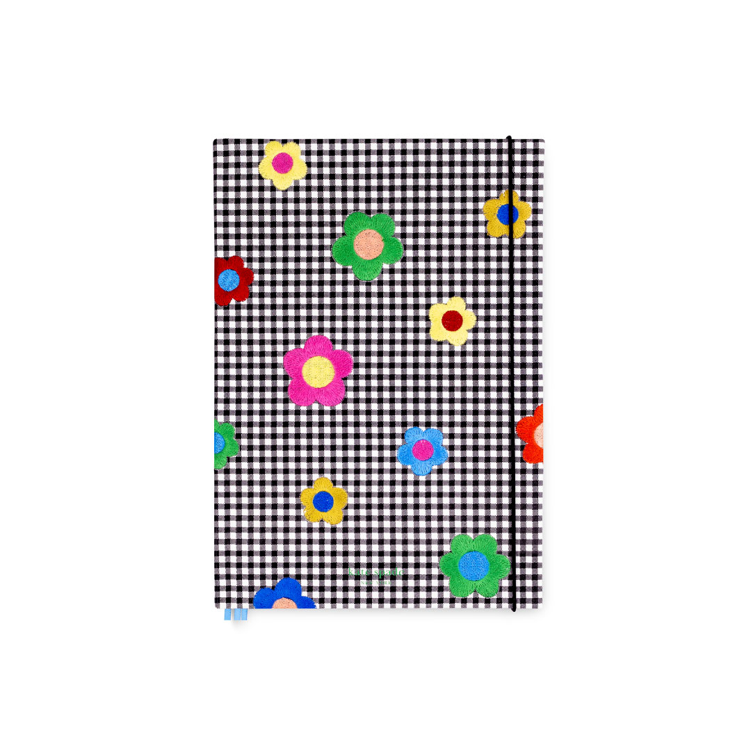 Cuaderno Grande Gingham Garden
