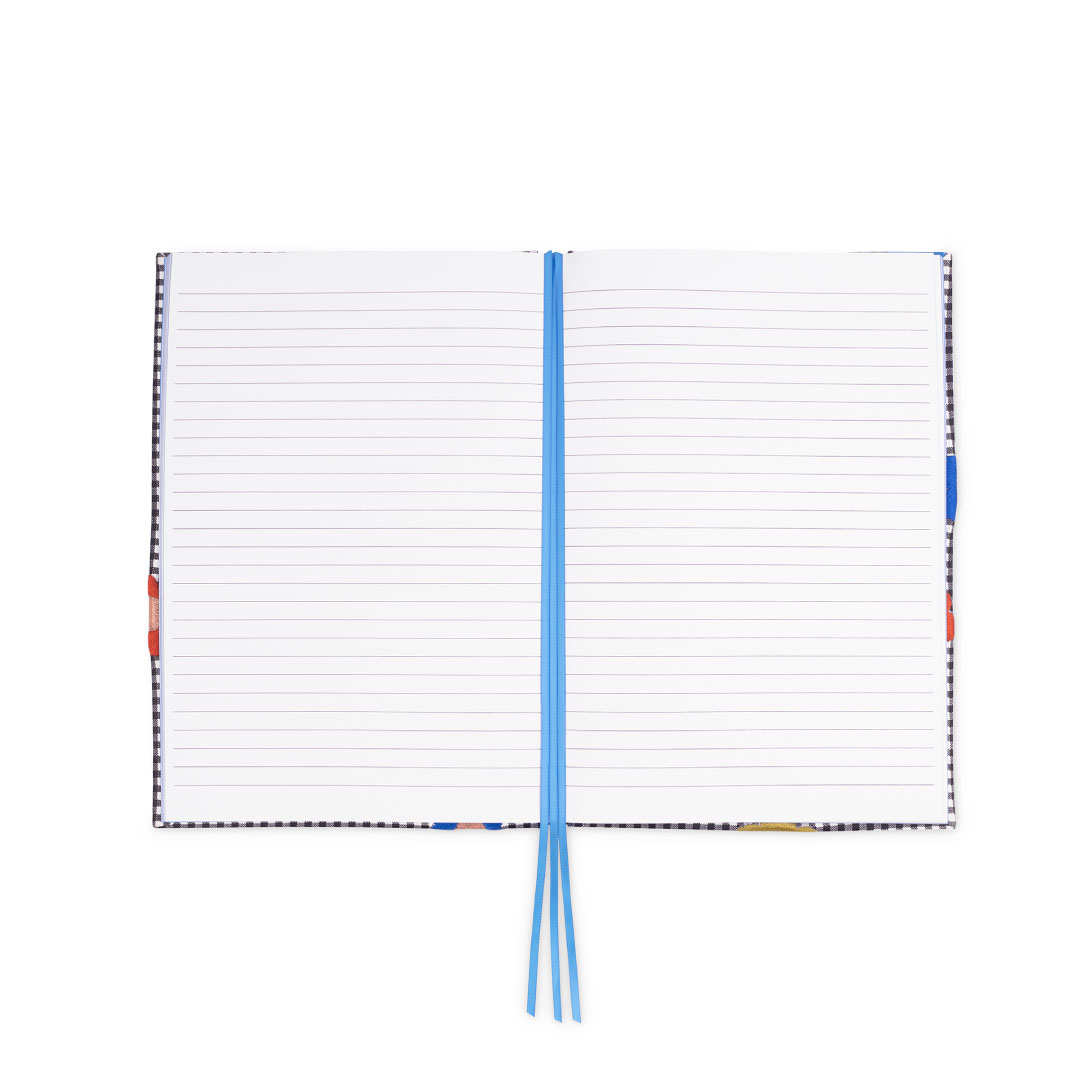 Cuaderno Grande Gingham Garden