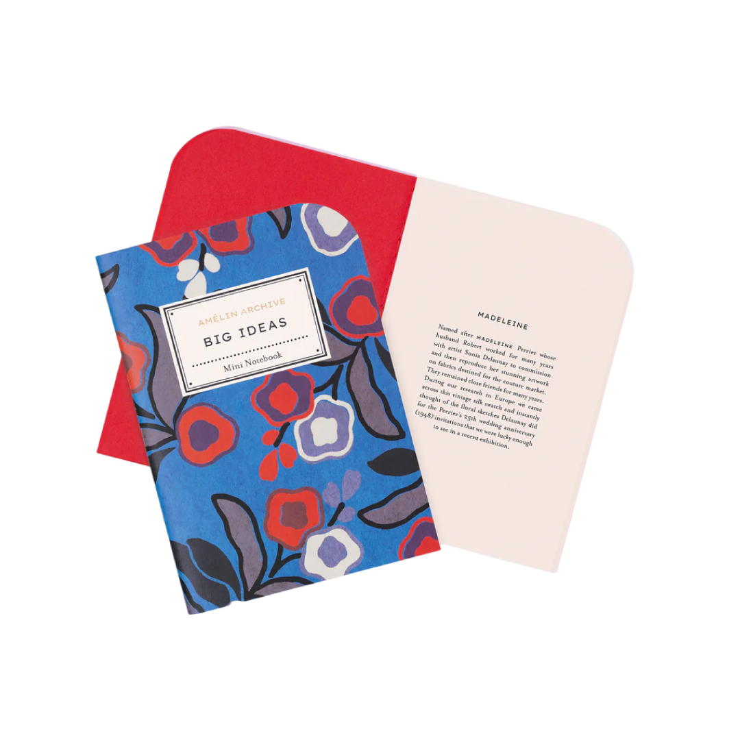 Set de libretas bolsillo Madeleine, composition & Sonia
