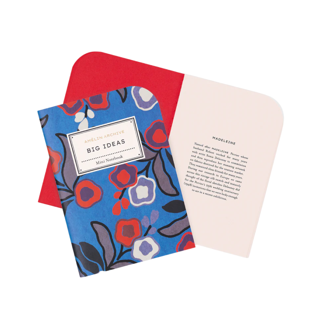 Set de libretas bolsillo Madeleine, composition & Sonia