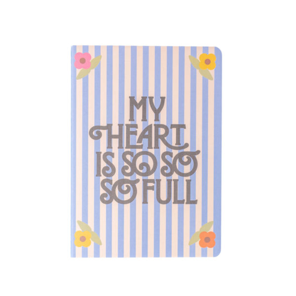 Libreta cosida My Heart is so Full - A
