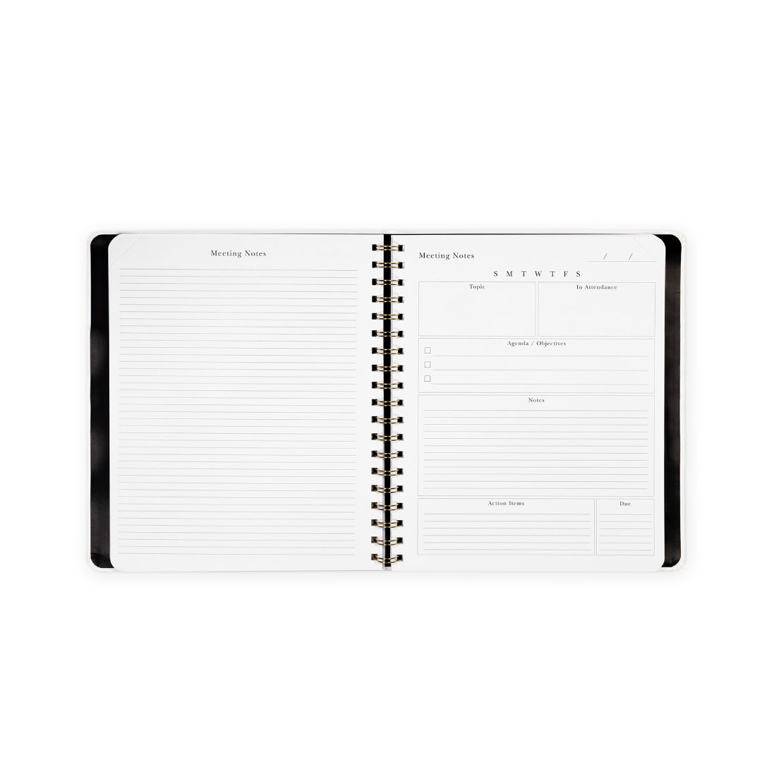 Meeting Journal Almond Dot