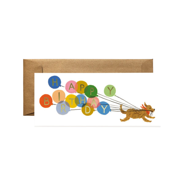 Tarjeta N°10 Balloon Birthday