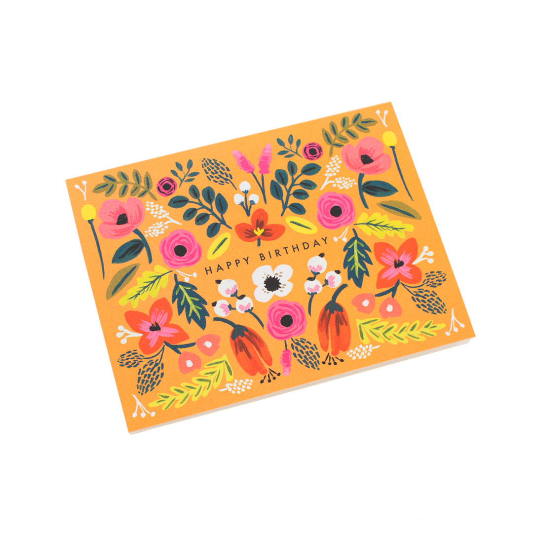 Tarjeta Folk Birthday