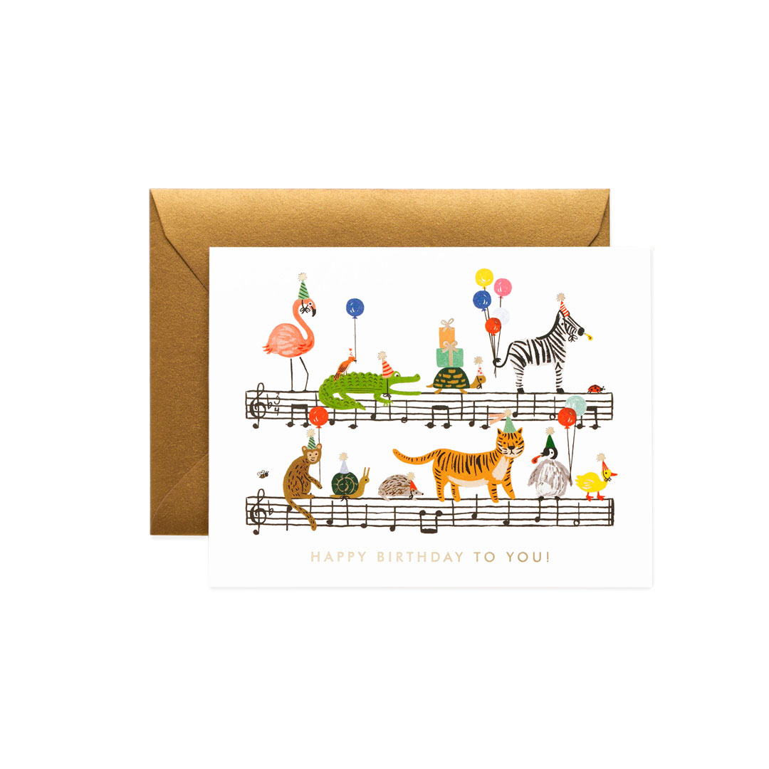 Tarjeta Happy birthday song