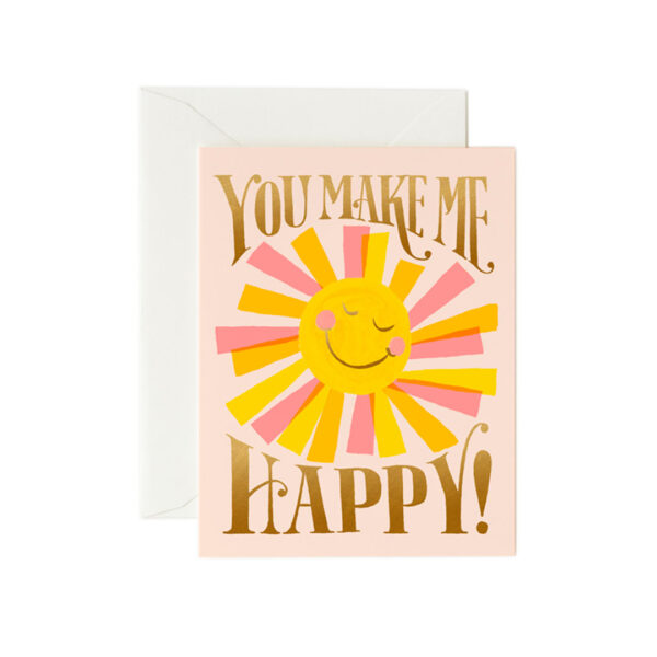 Tarjeta You Make me Happy