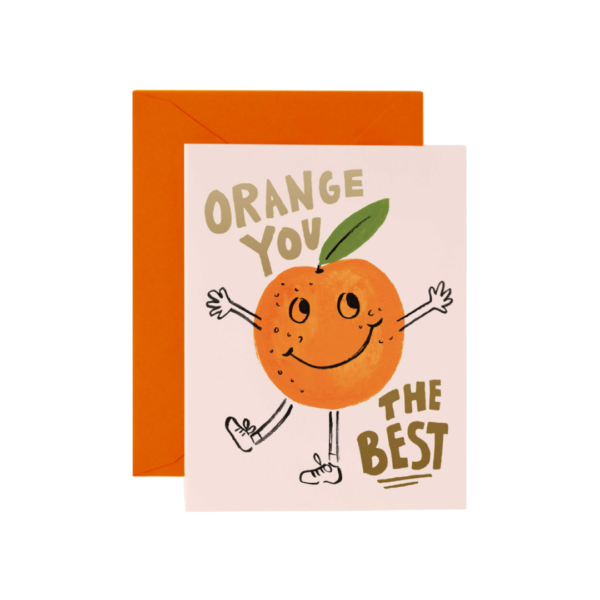 Tarjeta Orange you the Best