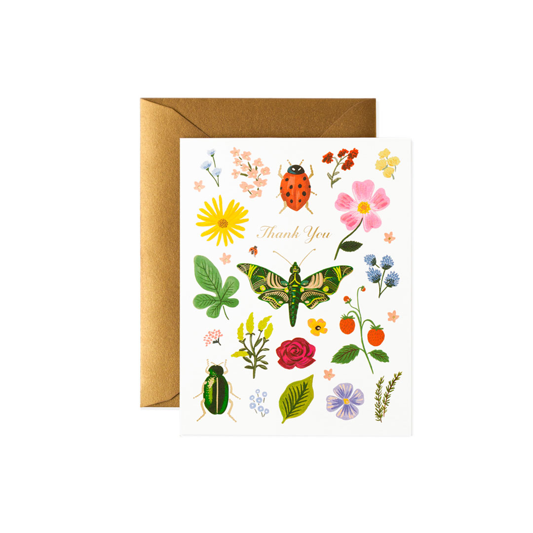 Tarjeta Curio thank you