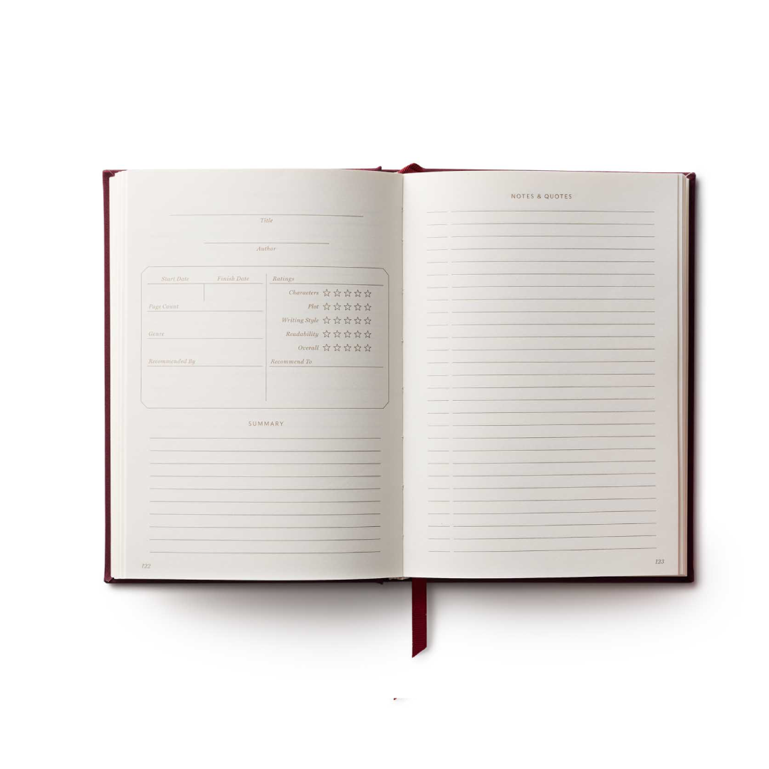 Journal de lectura bordado Ladies night book club