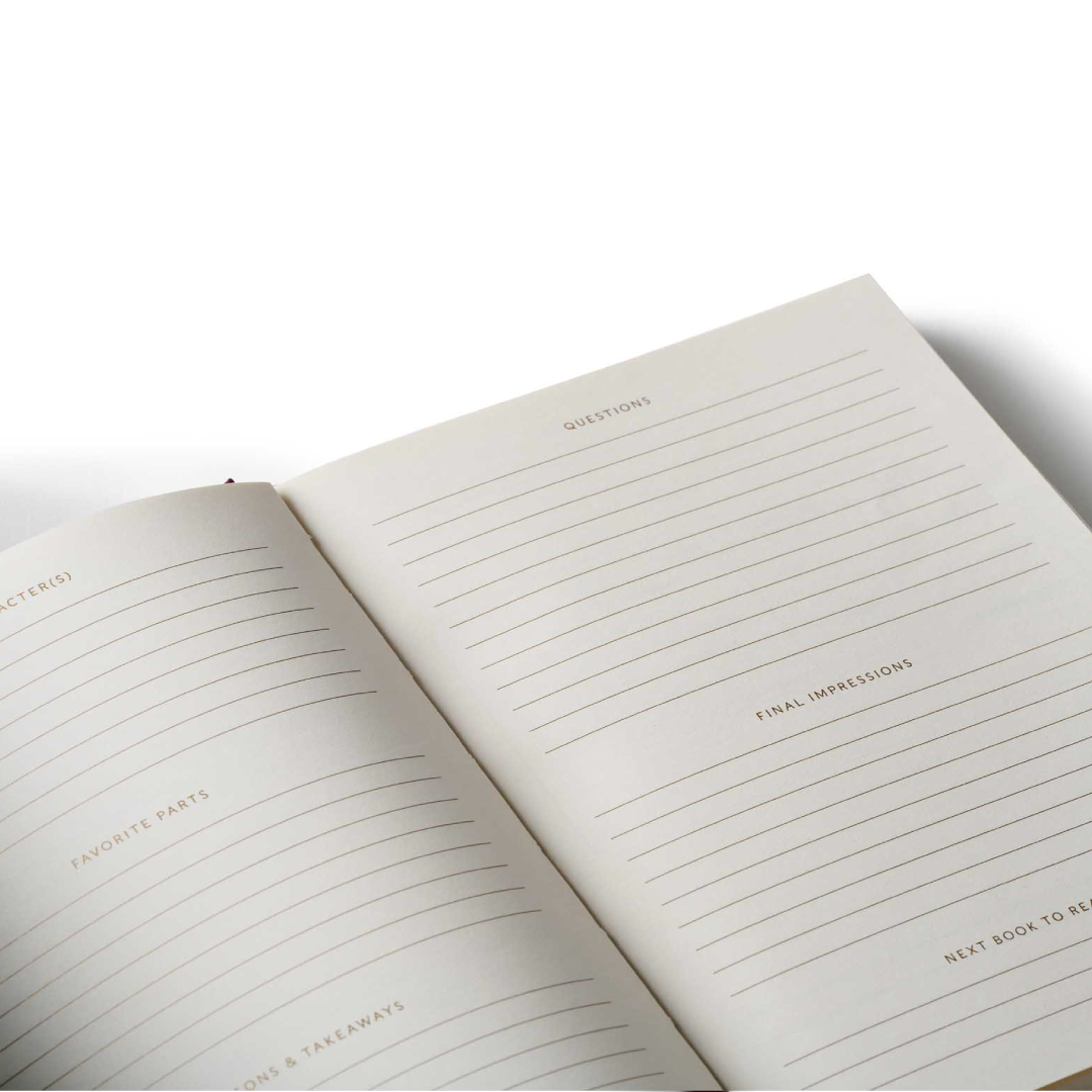 Journal de lectura bordado Ladies night book club
