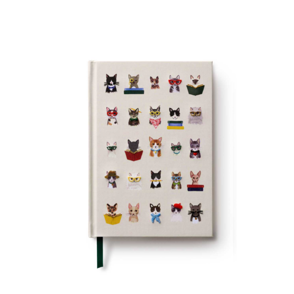 Journal bordado Studious cats