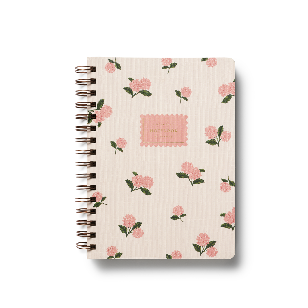 Cuaderno mediano Pink Hydrangea