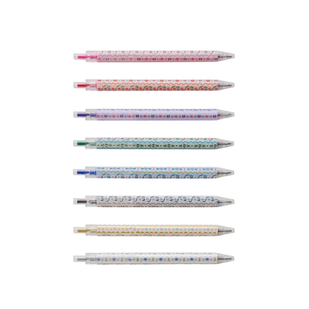 Set de lapicero x8 Delphine