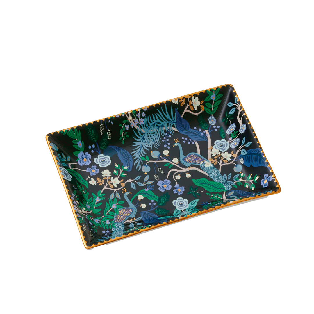 Bandeja rectangular Peacock