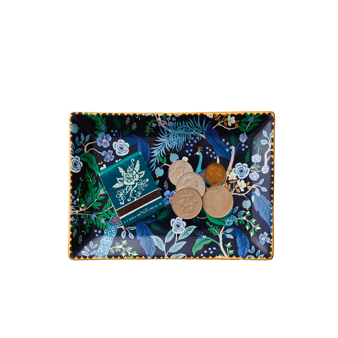 Bandeja rectangular Peacock