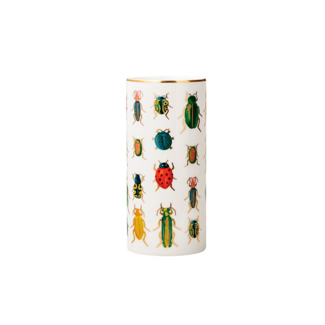 Jarrón de Porcelana Beetles & Bugs