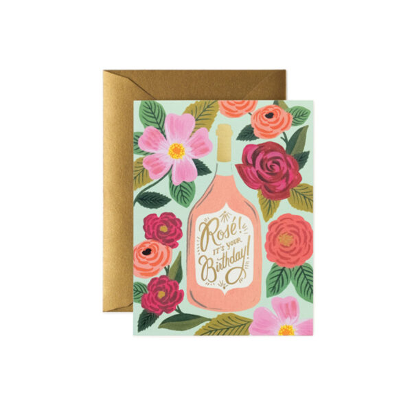 Tarjeta Rose birthday