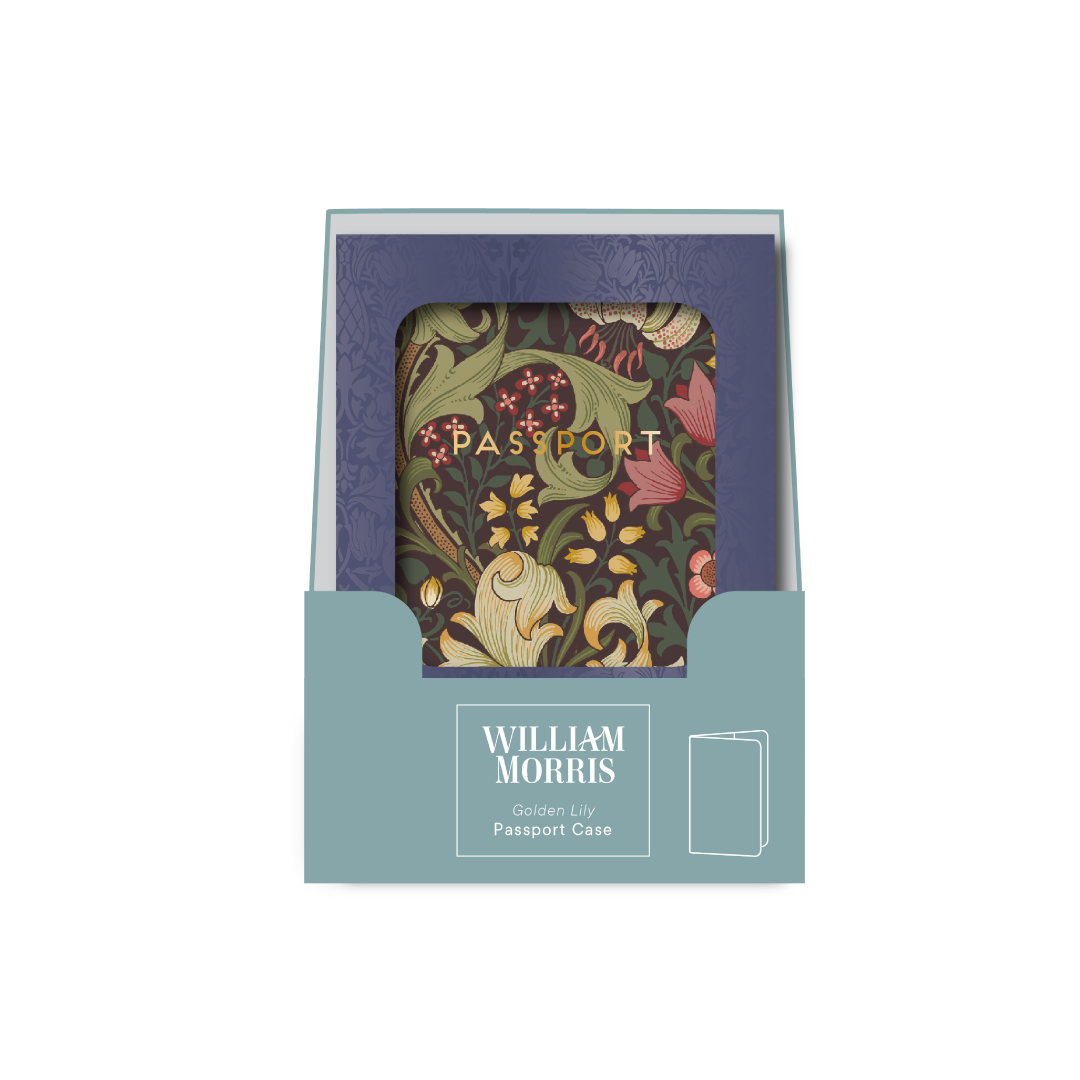 Portapasaporte Golden lily