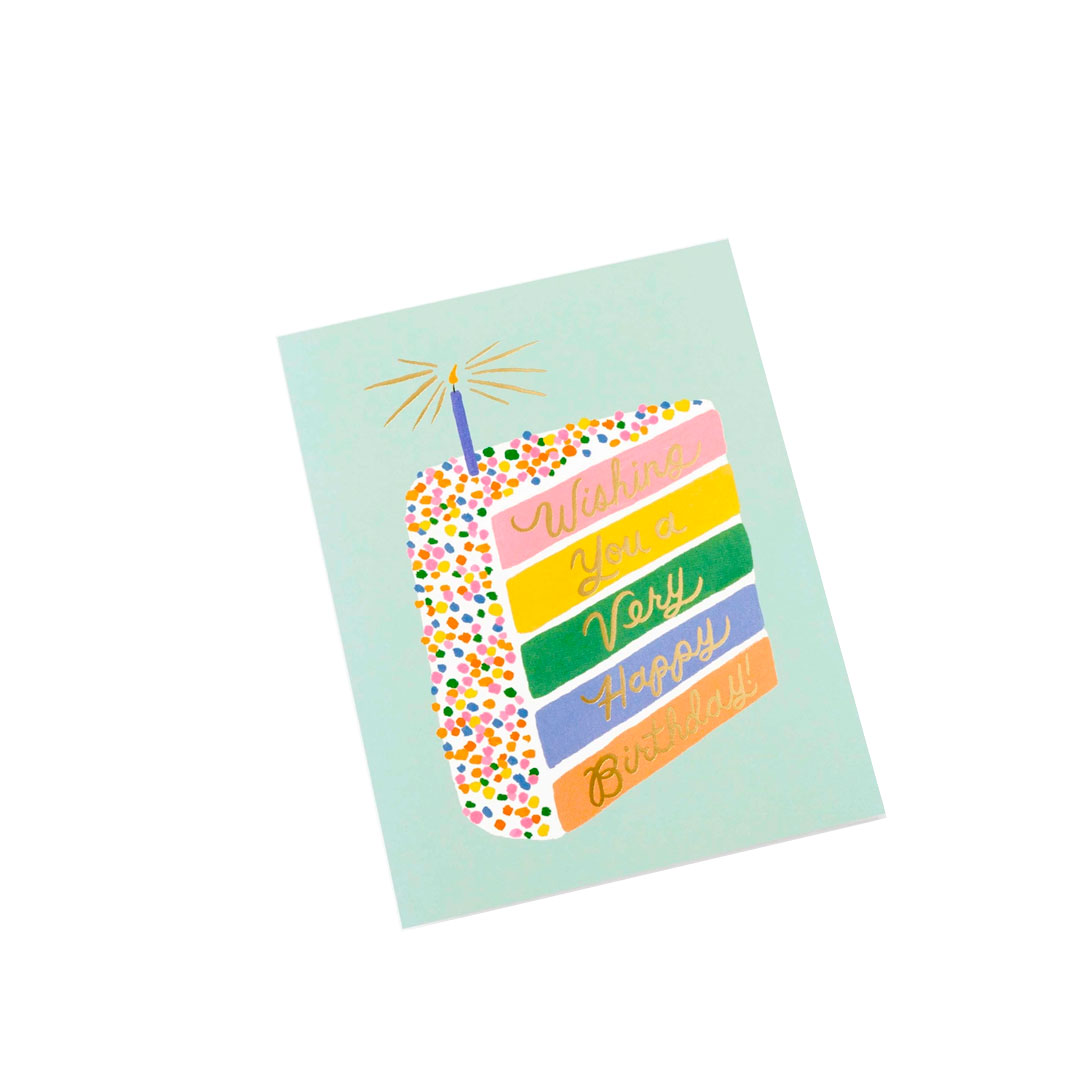 Tarjeta Cake Slice Birthday