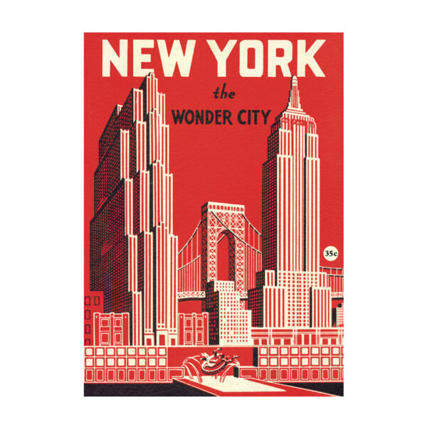 Poster decorativo New York wonder city