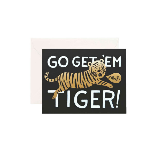 Tarjeta Go Get 'Em Tiger